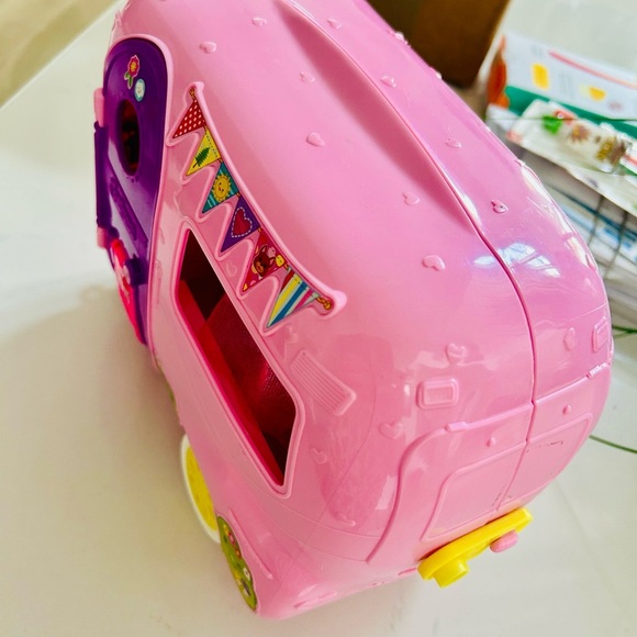 Barbie Club Chelsea Doll Pink and Purple Toy Camper 9" Trailer only - Picture 9 of 9